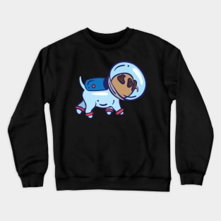 Dog in spacesuit Crewneck Sweatshirt